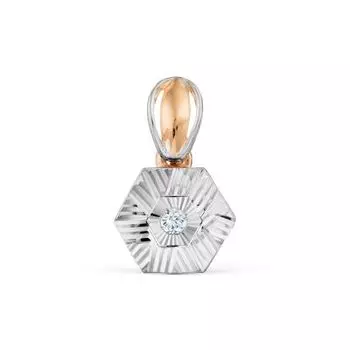 Подвеска с бриллиантом Линии Любви