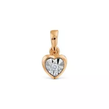 Подвеска с бриллиантом Линии Любви