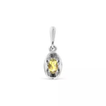 Подвеска с цитрином Линии Любви