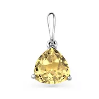 Подвеска с цитрином Линии Любви