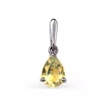 Подвеска с цитрином Линии Любви