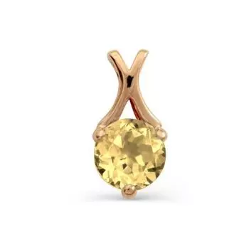 Подвеска с цитрином Линии Любви