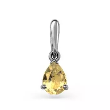 Подвеска с цитрином Линии Любви