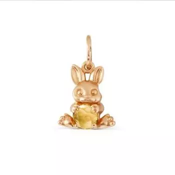 Подвеска с цитрином Линии Любви