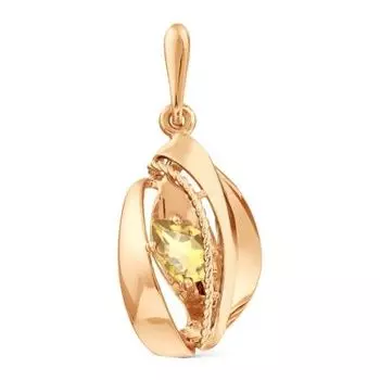 Подвеска с цитрином Линии Любви