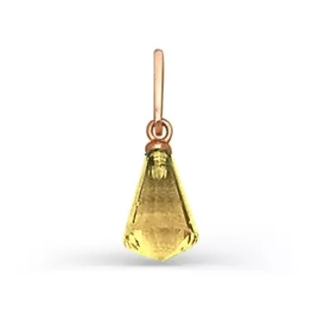 Подвеска с цитрином Линии Любви