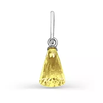 Подвеска с цитрином Линии Любви