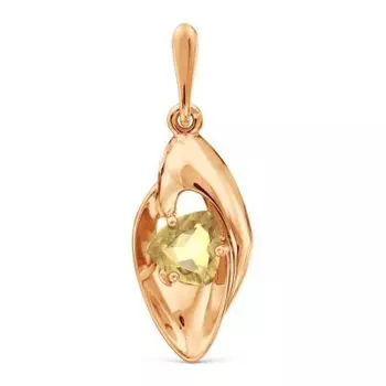 Подвеска с цитрином Линии Любви