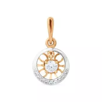 Подвеска с фианитами Линии Любви