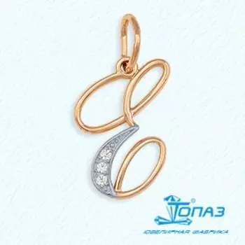 Подвеска с фианитами Линии Любви