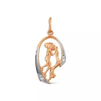 Подвеска с фианитами Линии Любви