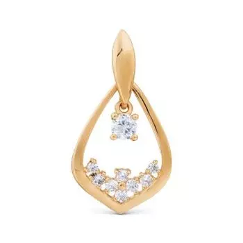 Подвеска с фианитами Линии Любви