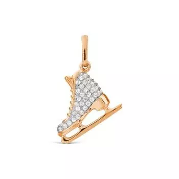 Подвеска с фианитами Линии Любви