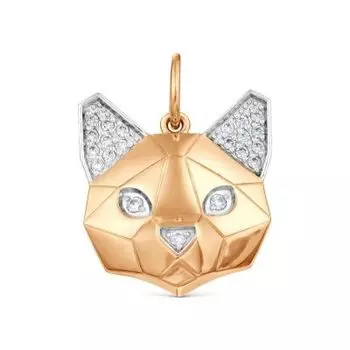 Подвеска с фианитами Линии Любви