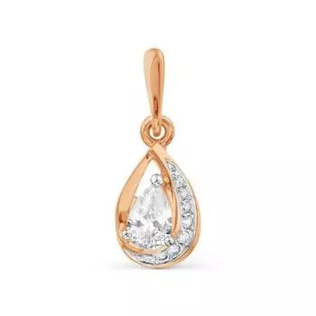 Подвеска с фианитами Линии Любви