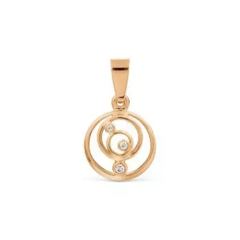 Подвеска с фианитами Линии Любви