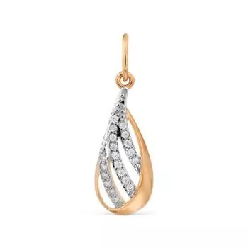 Подвеска с фианитами Линии Любви