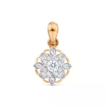 Подвеска с фианитами Линии Любви