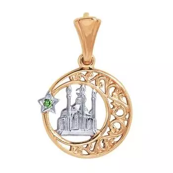 Подвеска с фианитами Линии Любви