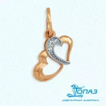 Подвеска с фианитами Линии Любви