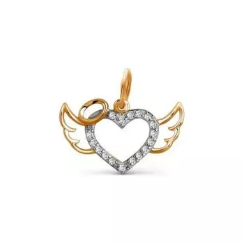 Подвеска с фианитами Линии Любви