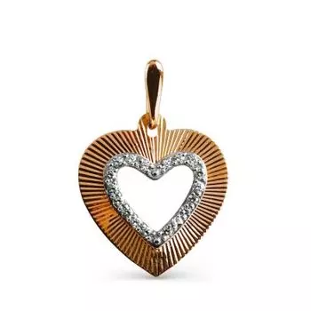 Подвеска с фианитами Линии Любви