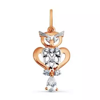 Подвеска с фианитами Линии Любви