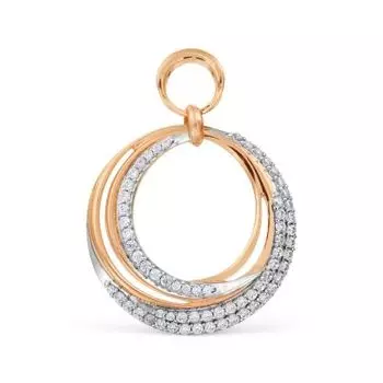 Подвеска с фианитами Линии Любви