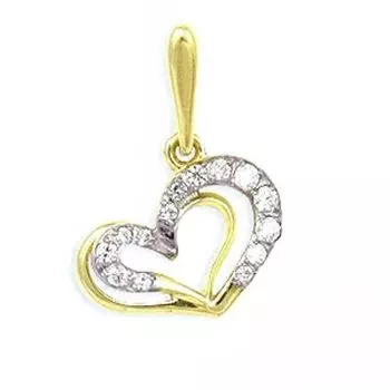 Подвеска с фианитами Линии Любви