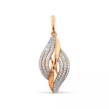 Подвеска с фианитами Линии Любви