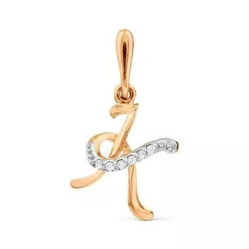 Подвеска с фианитами Линии Любви