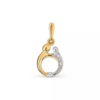 Подвеска с фианитами Линии Любви