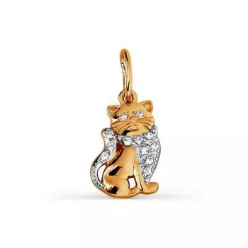 Подвеска с фианитами Линии Любви