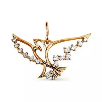 Подвеска с фианитами Линии Любви