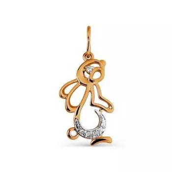 Подвеска с фианитами Линии Любви