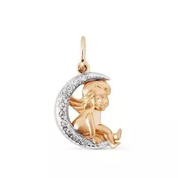 Подвеска с фианитами Линии Любви