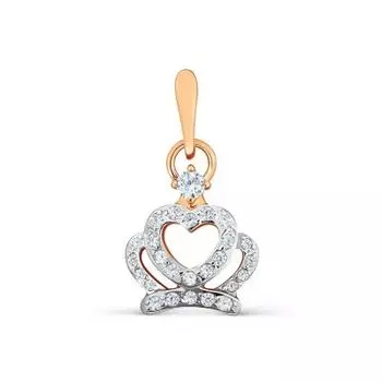 Подвеска с фианитами Линии Любви