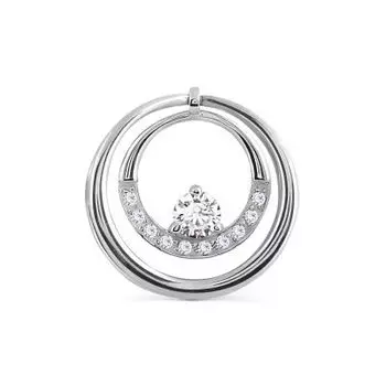 Подвеска с фианитами Линии Любви