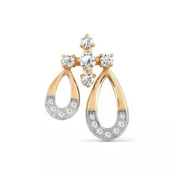 Подвеска с фианитами Линии Любви