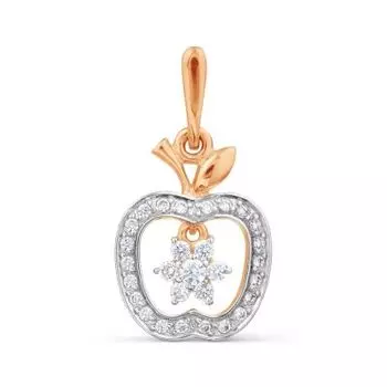 Подвеска с фианитами Линии Любви