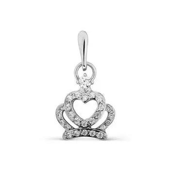 Подвеска с фианитами Линии Любви