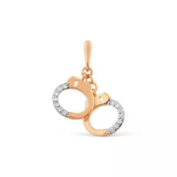 Подвеска с фианитами Линии Любви