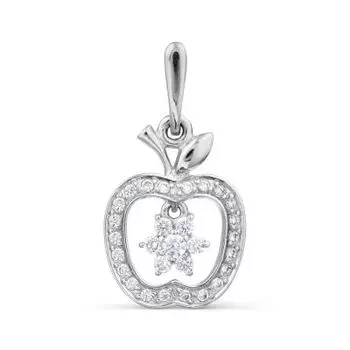 Подвеска с фианитами Линии Любви