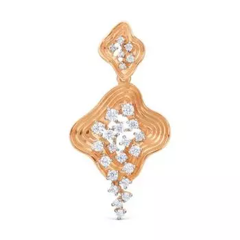 Подвеска с фианитами Линии Любви