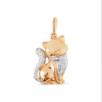 Подвеска с фианитами Линии Любви