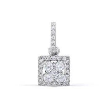 Подвеска с фианитами Линии Любви