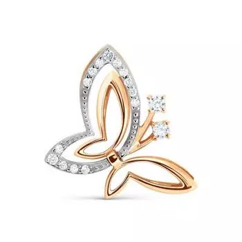 Подвеска с фианитами Линии Любви