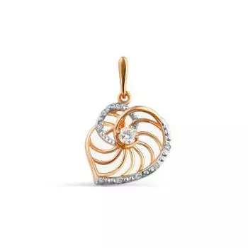 Подвеска с фианитами Линии Любви