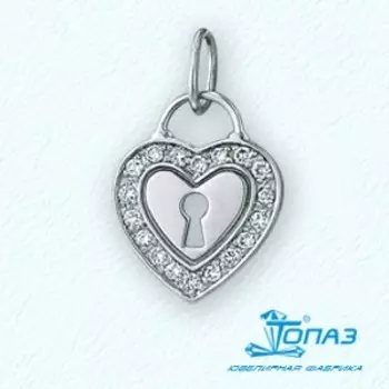 Подвеска с фианитами Линии Любви