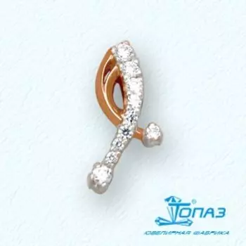 Подвеска с фианитами Линии Любви